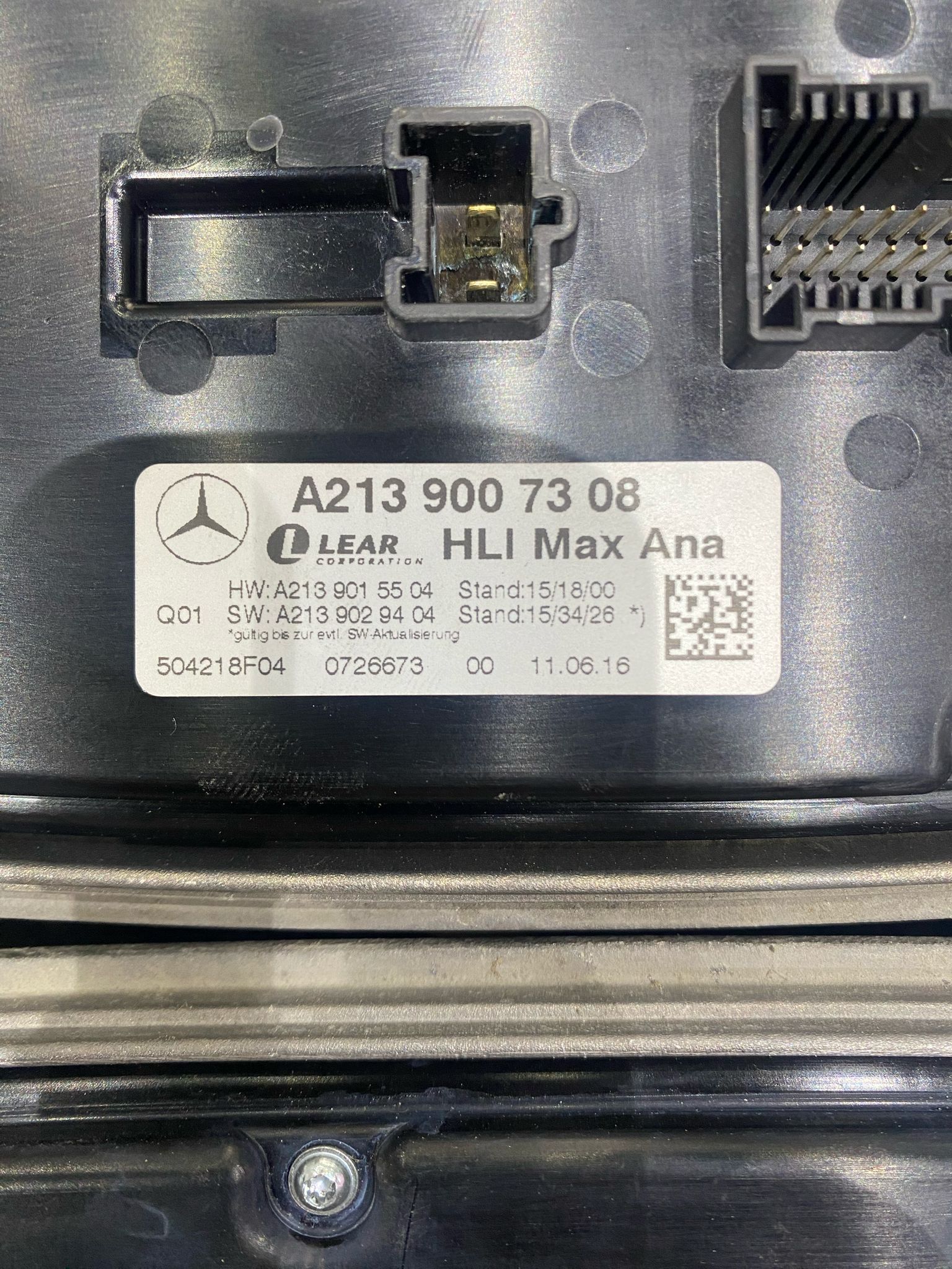 MERCEDES-BENZ W213 E180 E200 E250 E300 ORİJİNAL ÇIKMA FAR BEYNİ A2139007308