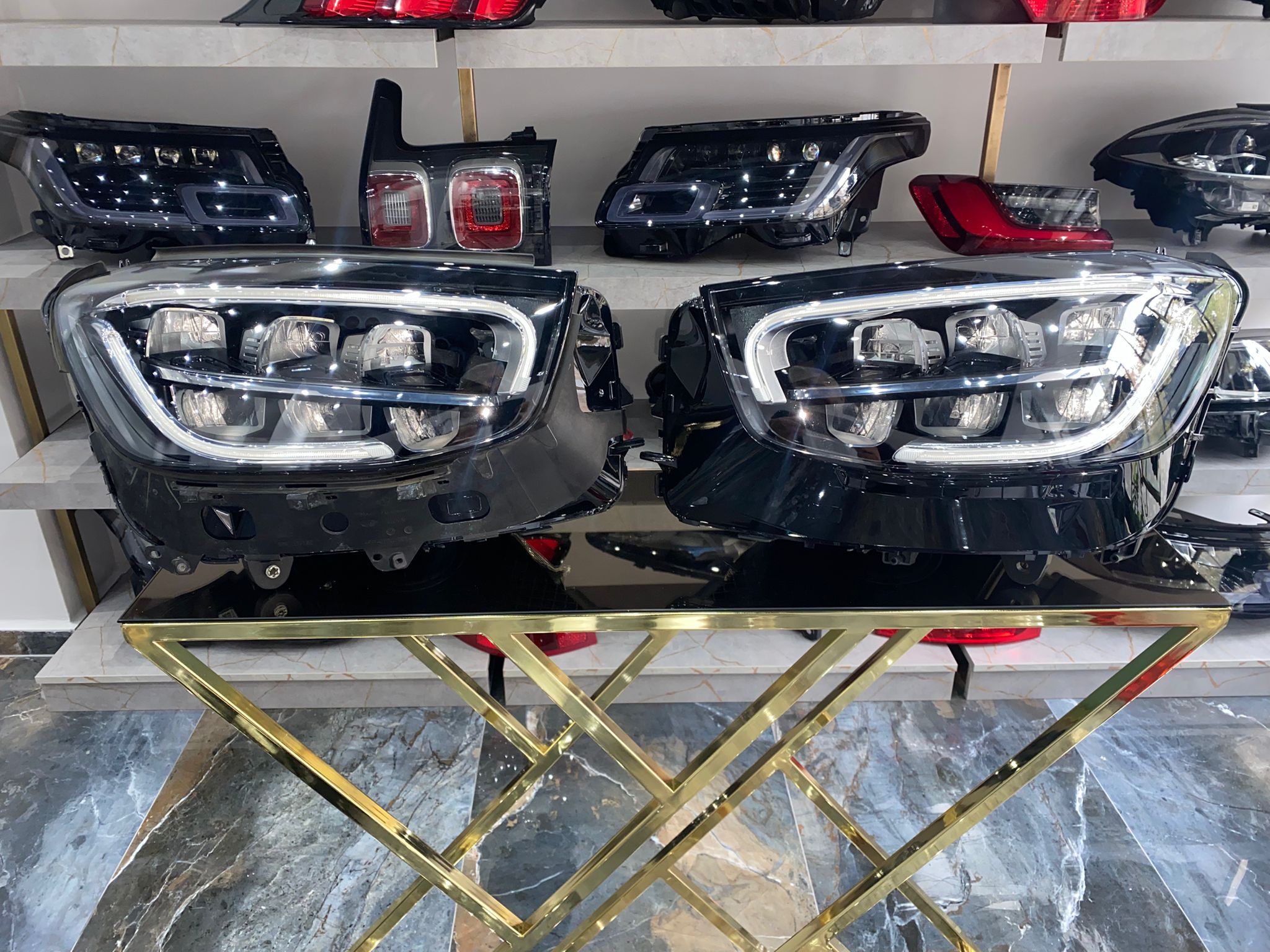 MERCEDES-BENZ GLC W253 MAKYAJLI KASA ORİJİNAL FULL LED SAĞ–SOL FAR