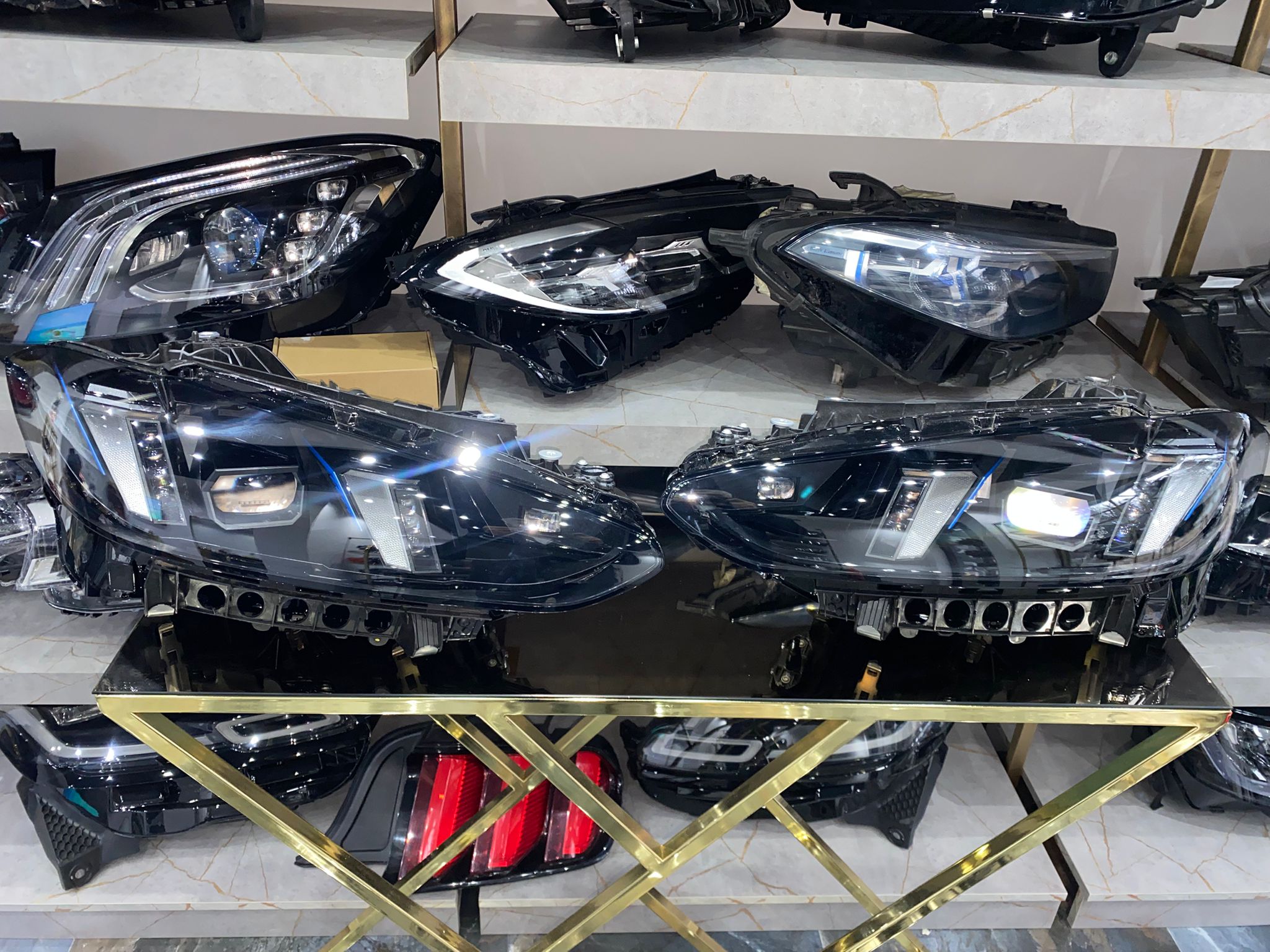 BMW M3 G80 / M4 G82 / G22 LCI ORİJİNAL LAZER SHADOW DOLU FAR SETİ 2024